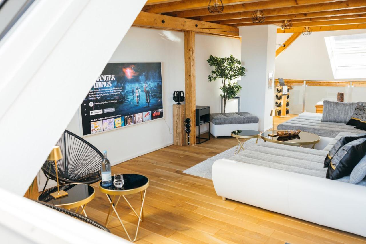 Heimatel - Luxury Penthouse Loft Apartment Ravensburg Ngoại thất bức ảnh
