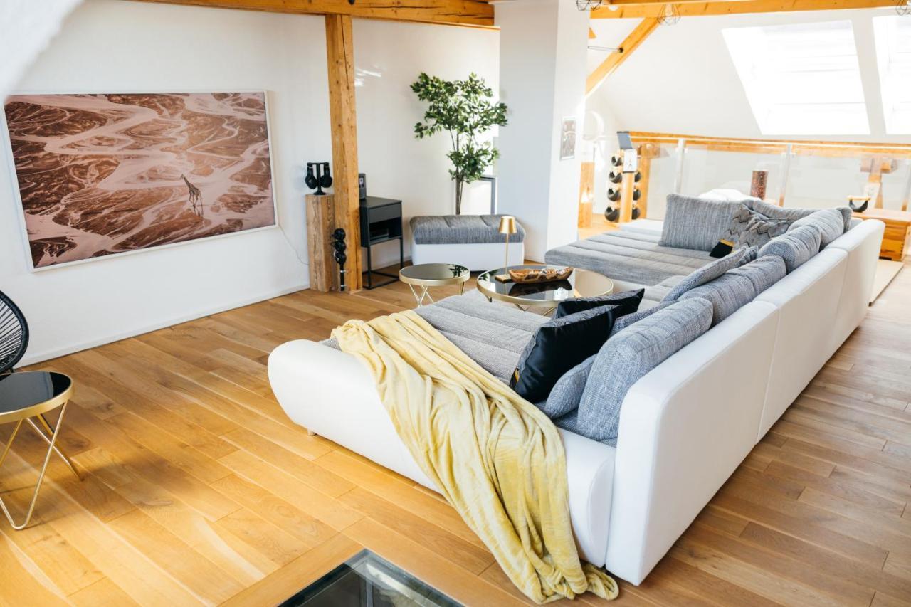 Heimatel - Luxury Penthouse Loft Apartment Ravensburg Ngoại thất bức ảnh