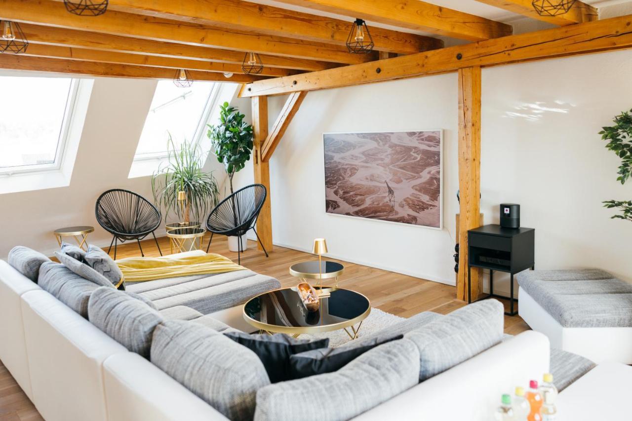 Heimatel - Luxury Penthouse Loft Apartment Ravensburg Ngoại thất bức ảnh